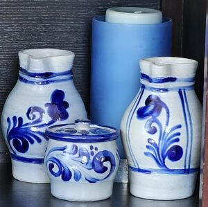 Blue and White Ceramic Vases